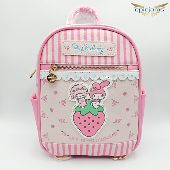 Sanrio My Melody and My Sweet Piano Strawberry Pink Mini Backpack Bag New main image 6